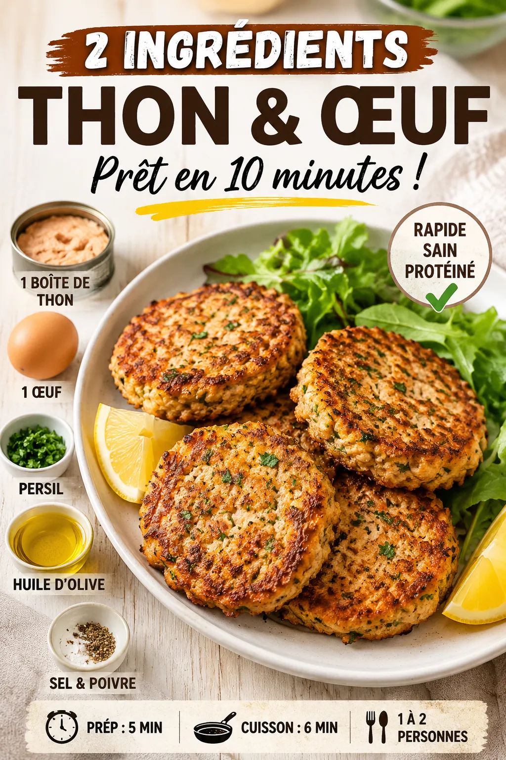 Boîte de thon et œuf : la recette express ultra protéinée qui cartonne partout