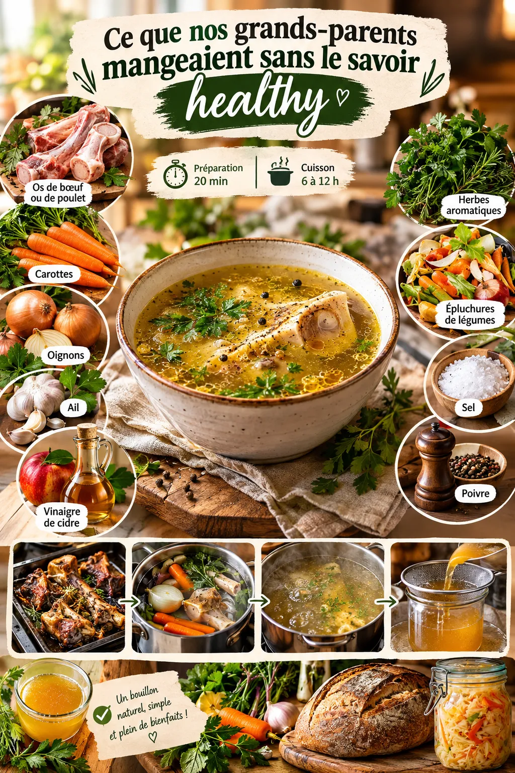Ce que nos grands-parents mangeaient sans le savoir "healthy"