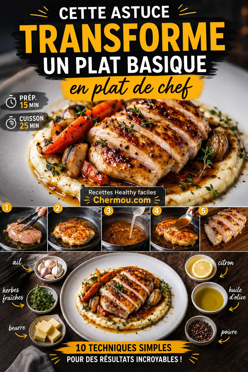 Cette astuce transforme un plat basique en plat de chef
