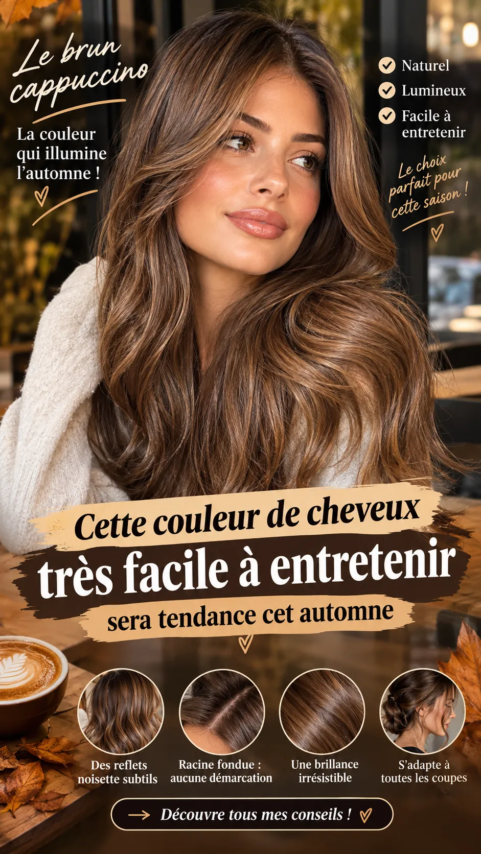 Cette couleur de cheveux très facile à entretenir sera tendance cet automne