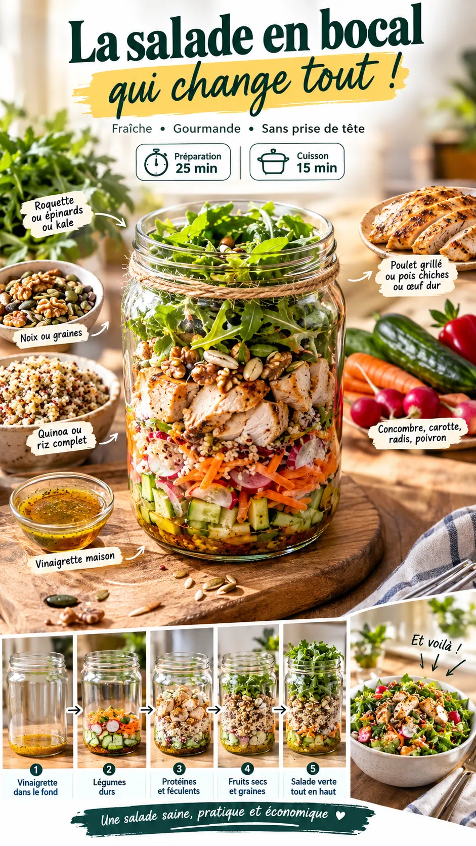 Cette salade maison a remplacé mon déjeuner du bureau pour toujours