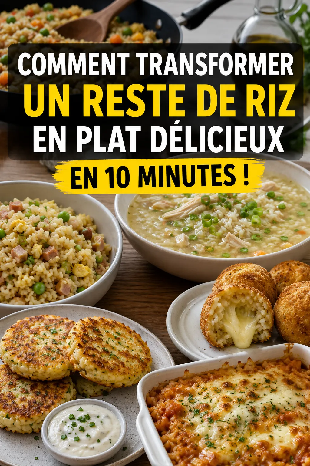 Comment Transformer un Reste de Riz en Plat Délicieux en 10 Minutes