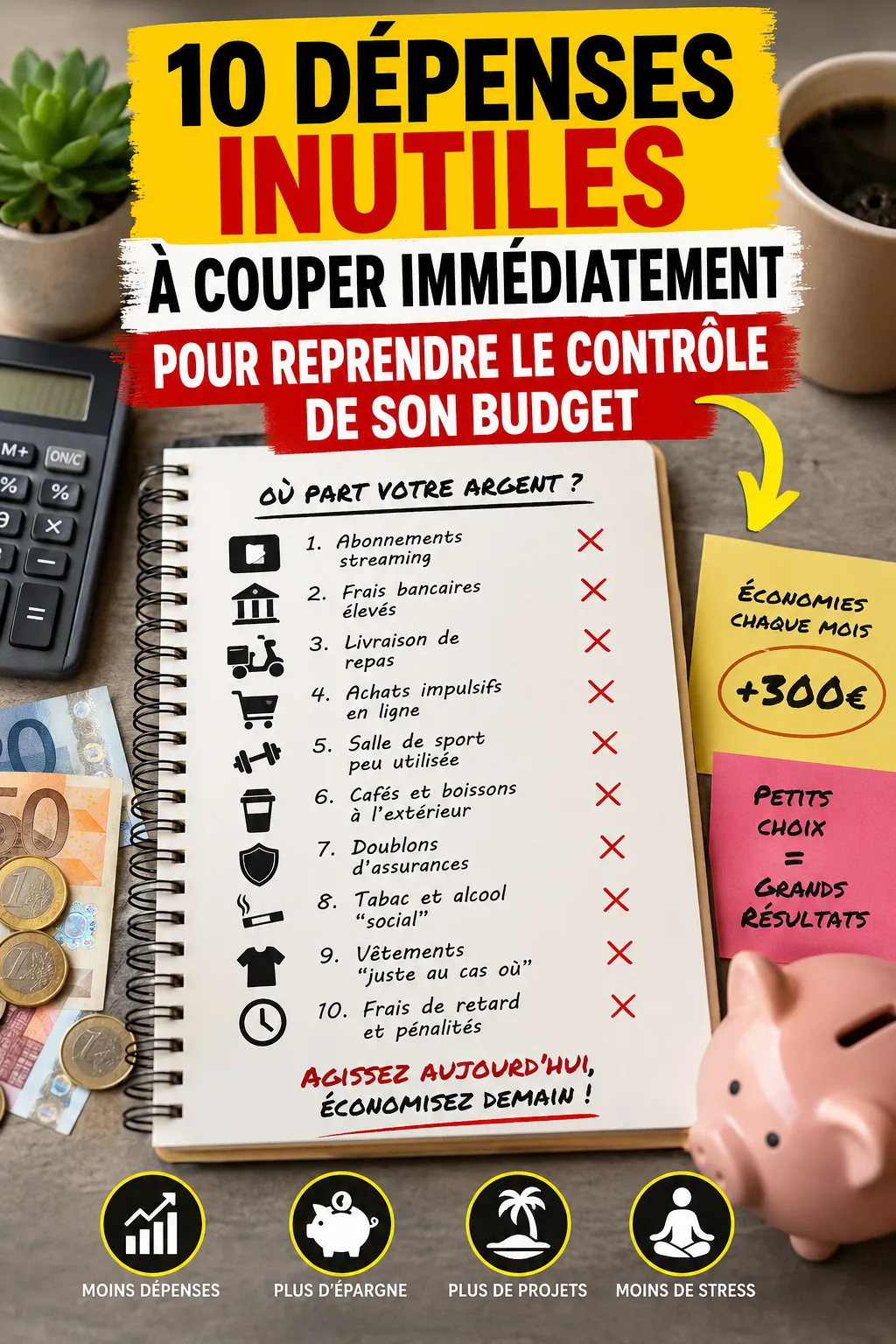 10 Dépenses Inutiles À Couper Immédiatement Pour Reprendre Le Contrôle De Son Budget



