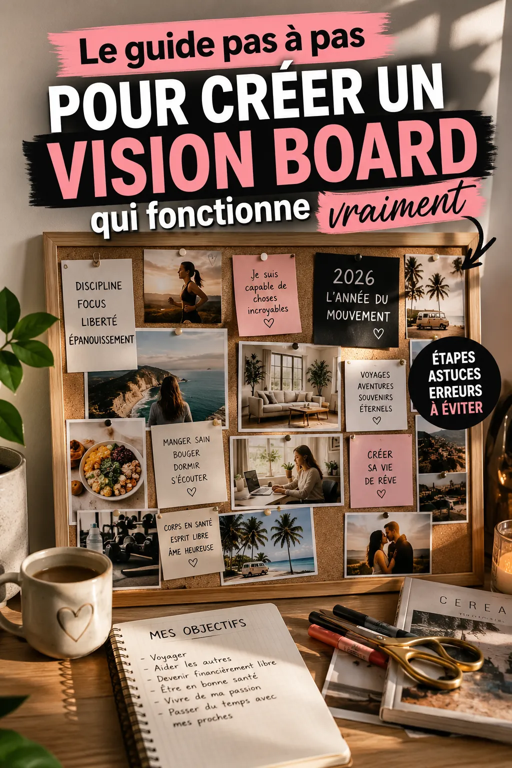 Le Guide Pas À Pas Pour Créer Un Vision Board Qui Fonctionne Vraiment