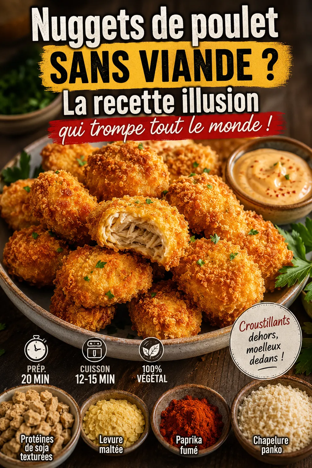 Des Nuggets De Poulet Sans Viande ? La Recette Illusion Qui Trompe Tout Le Monde