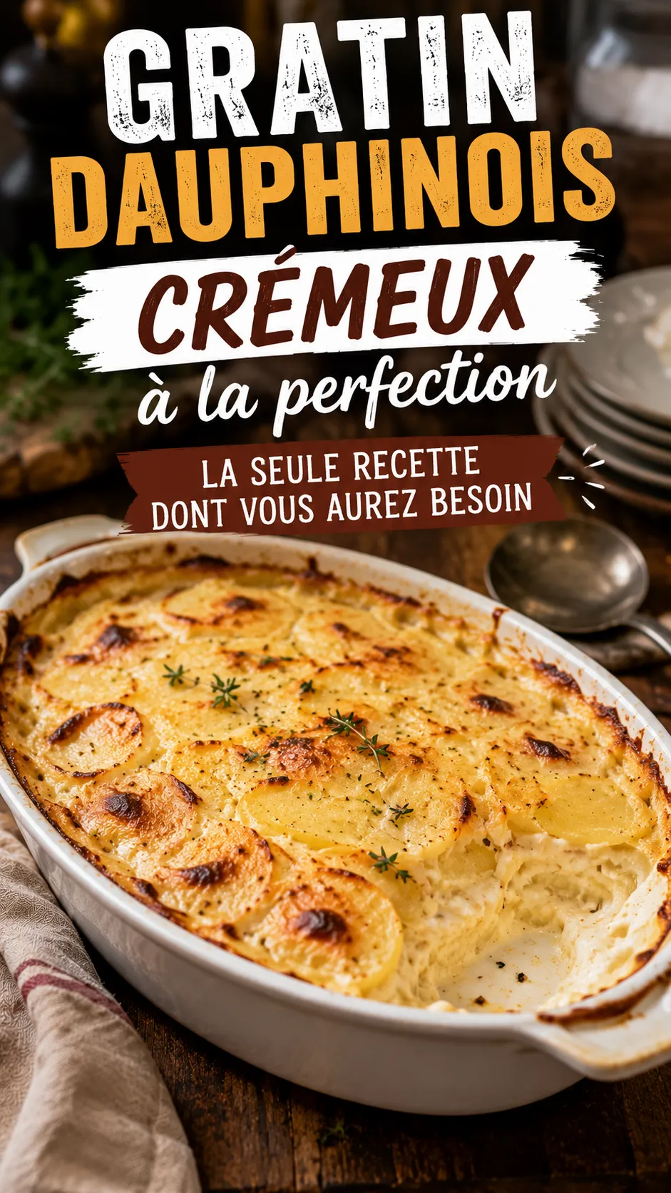 Gratin dauphinois crémeux à la perfection : la seule recette dont vous aurez besoin