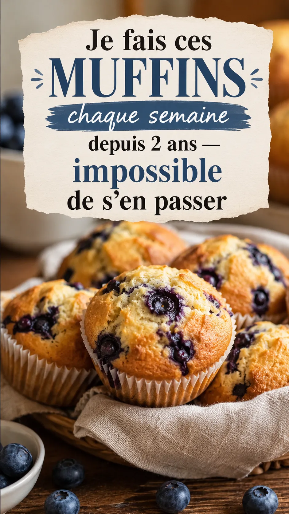 Je fais ces muffins chaque semaine depuis 2 ans — impossible de s'en passer