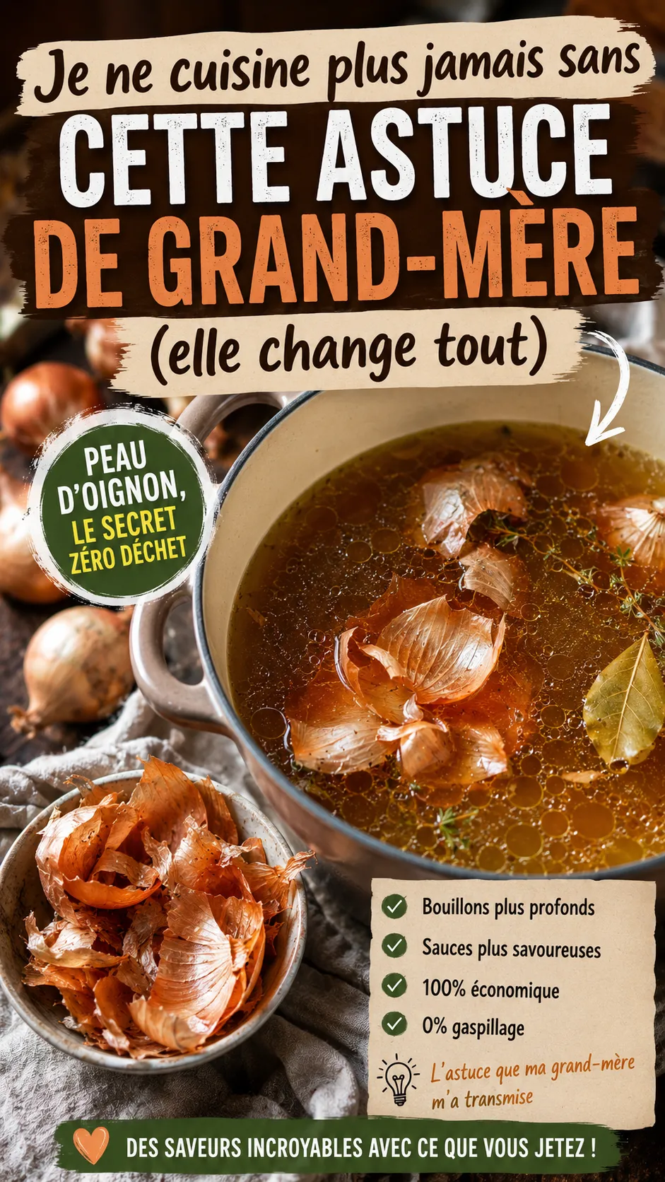 Je ne cuisine plus jamais sans cette astuce de grand-mère (elle change tout)