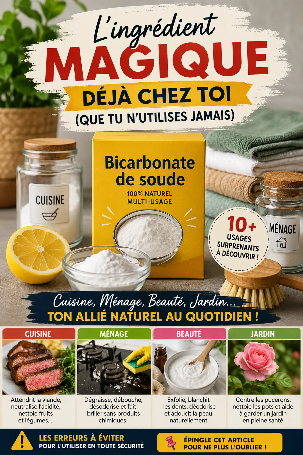 L'ingrédient magique déjà chez toi (que tu n'utilises jamais)