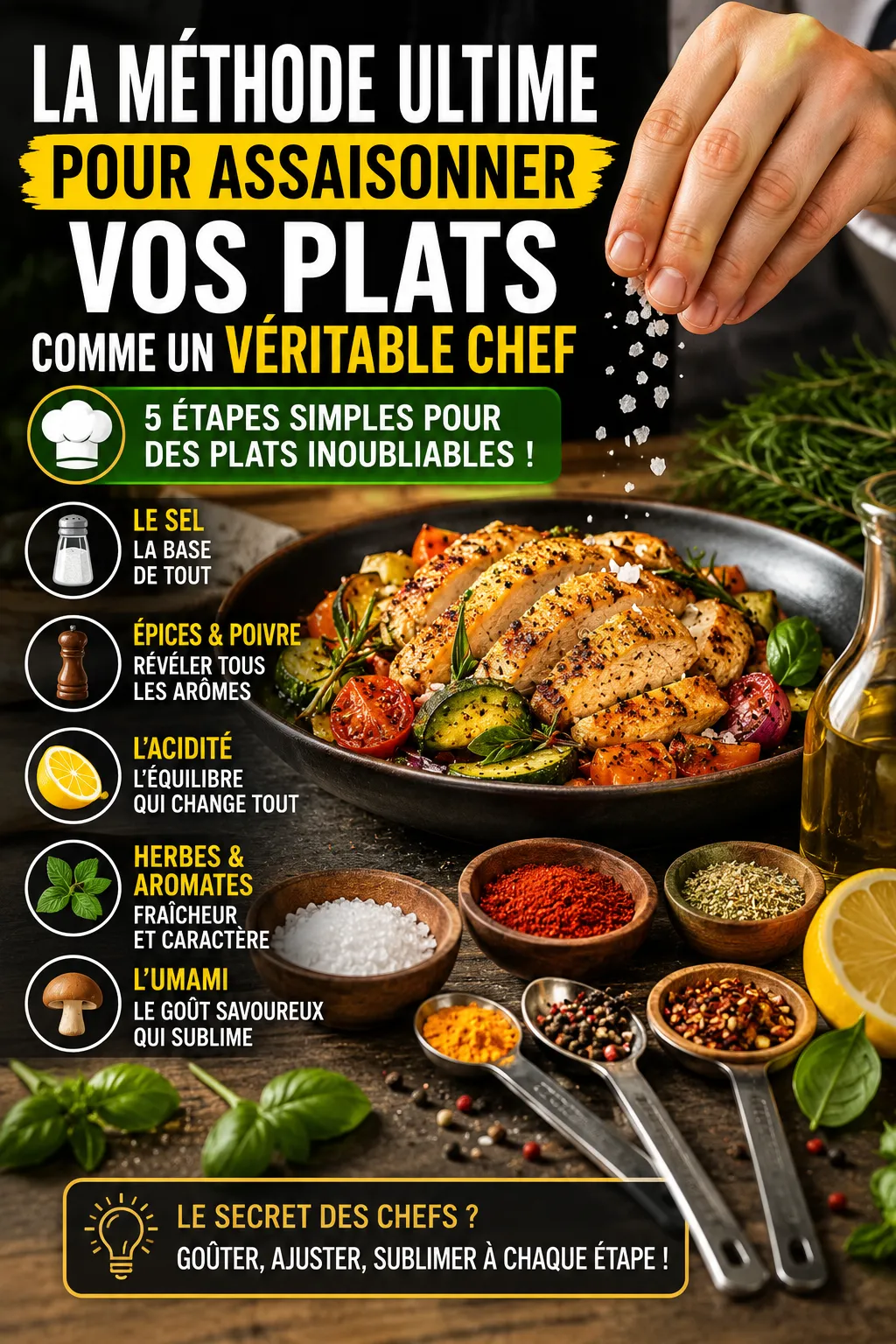 La Méthode Ultime Pour Assaisonner Vos Plats Comme Un Véritable Chef