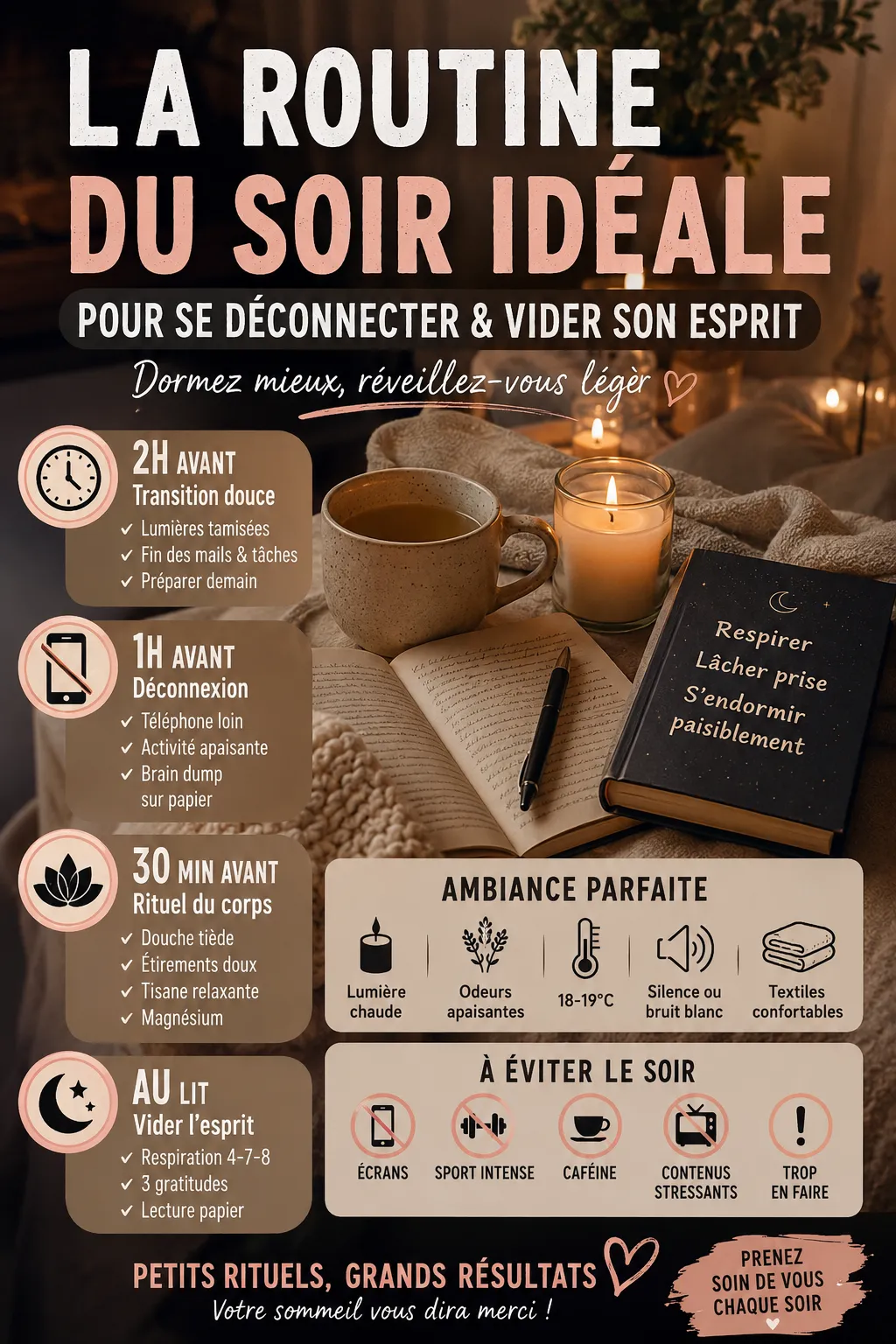 La Routine Du Soir Idéale Pour Se Déconnecter Et Vider Son Esprit