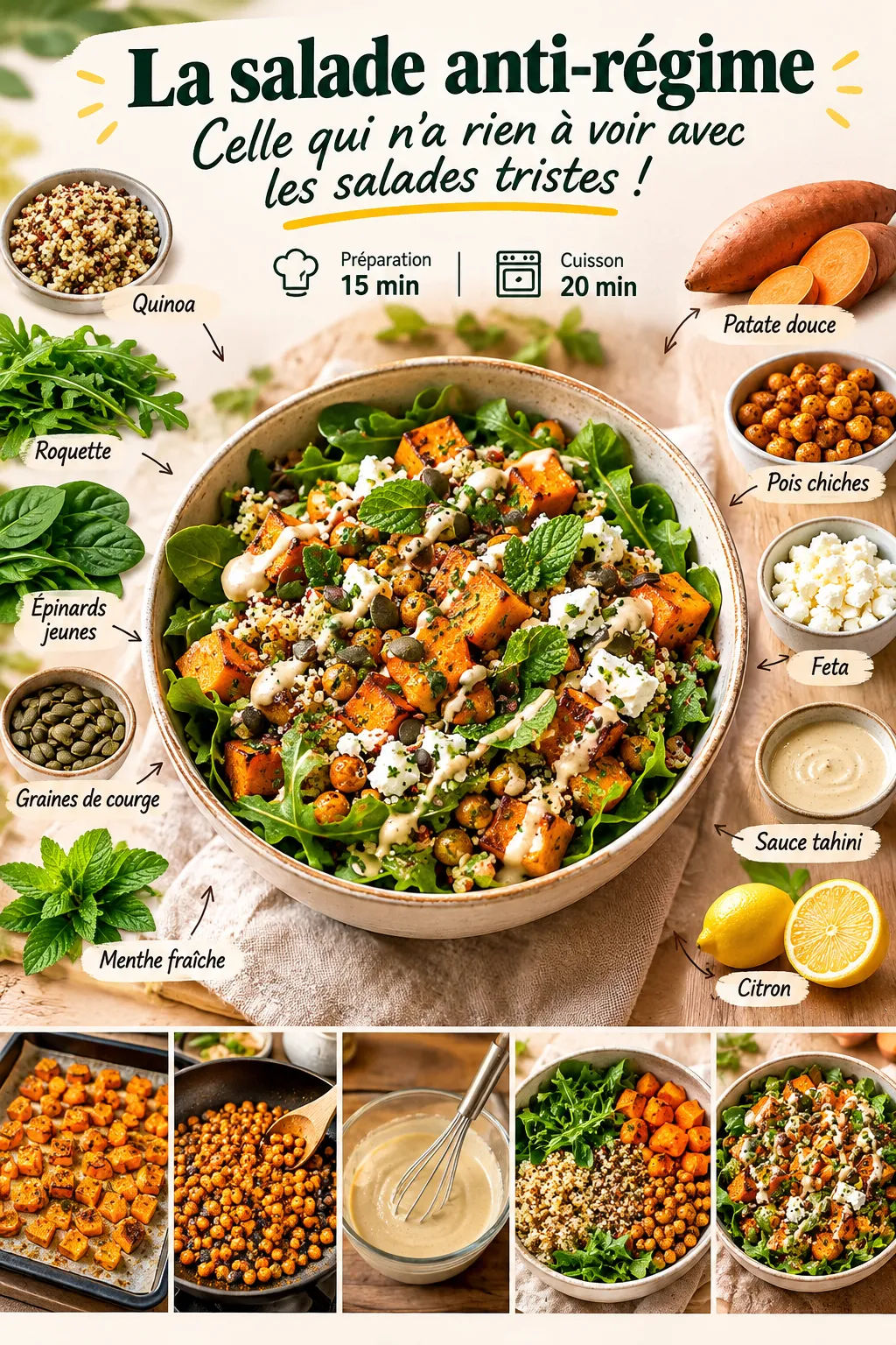 La salade anti-régime — celle qui n'a rien à voir avec les salades tristes