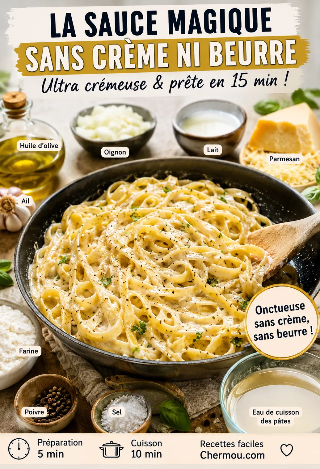 La Sauce Magique Sans Crème Ni Beurre Pour Sublimer Tous Vos Plats De Pâtes