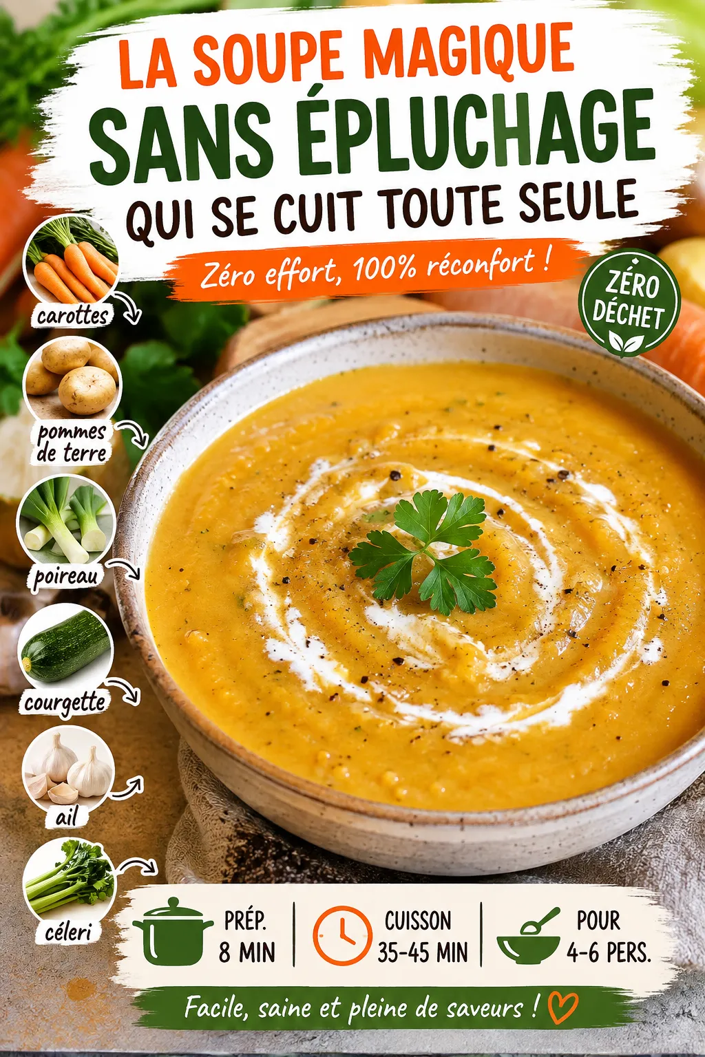 La Soupe Magique Sans Épluchage Qui Se Cuit Toute Seule