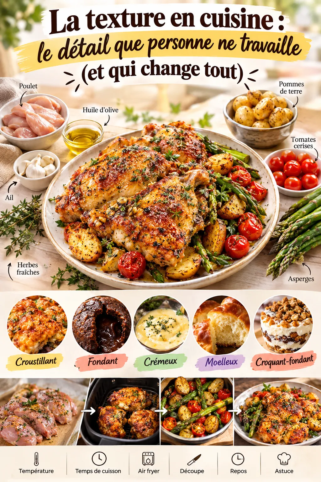 La texture en cuisine : le détail que personne ne travaille (et qui change tout)