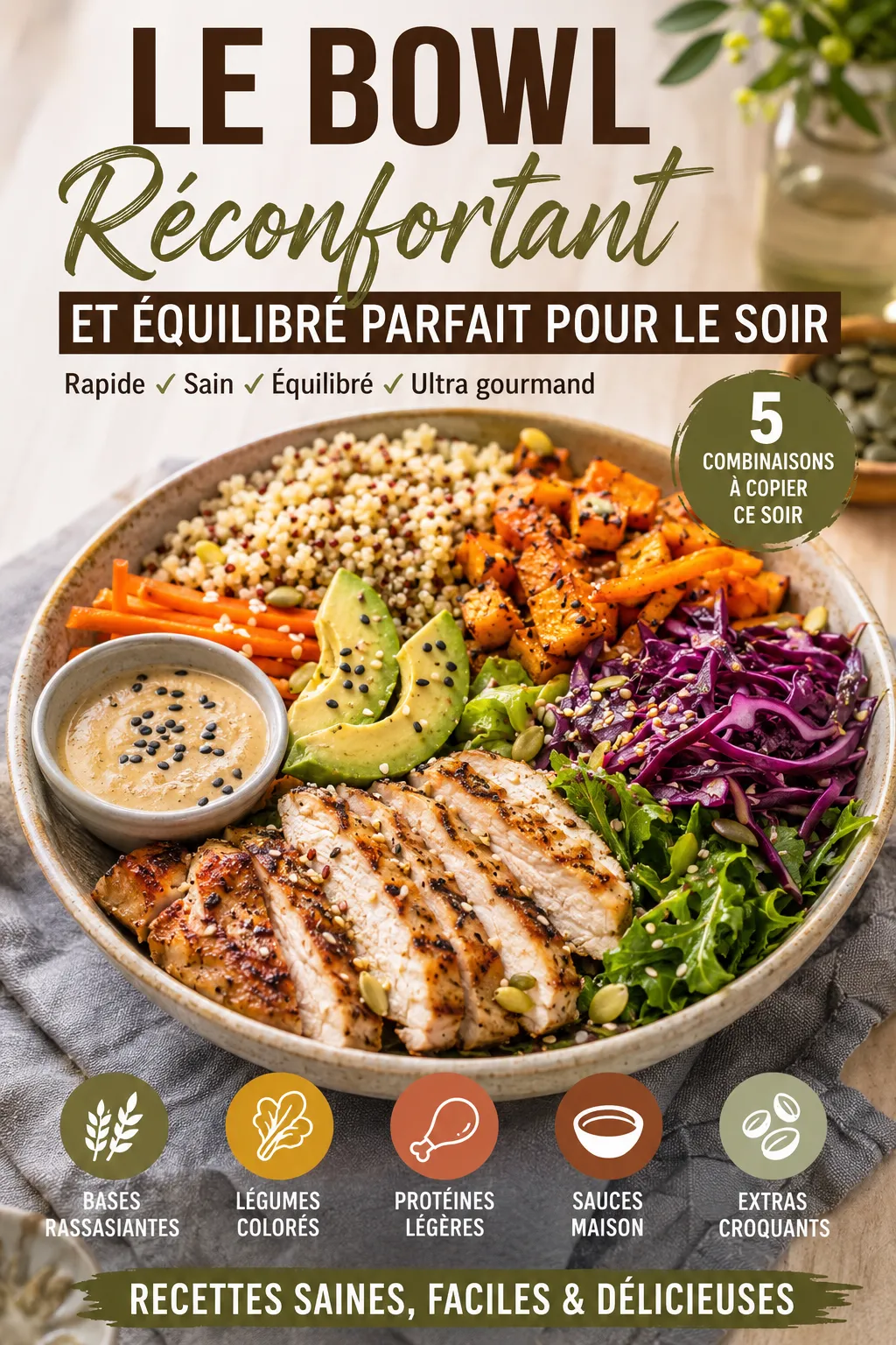 Le Bowl Réconfortant Et Équilibré Parfait Pour Le Soir