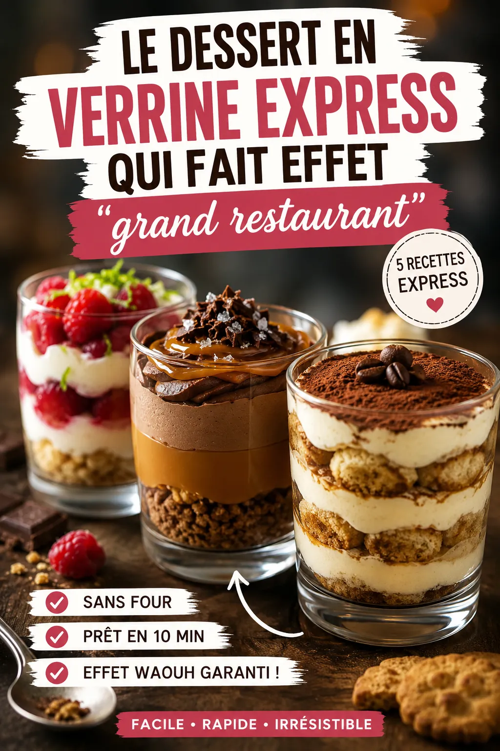 Le dessert en verrine express qui fait effet "grand restaurant"