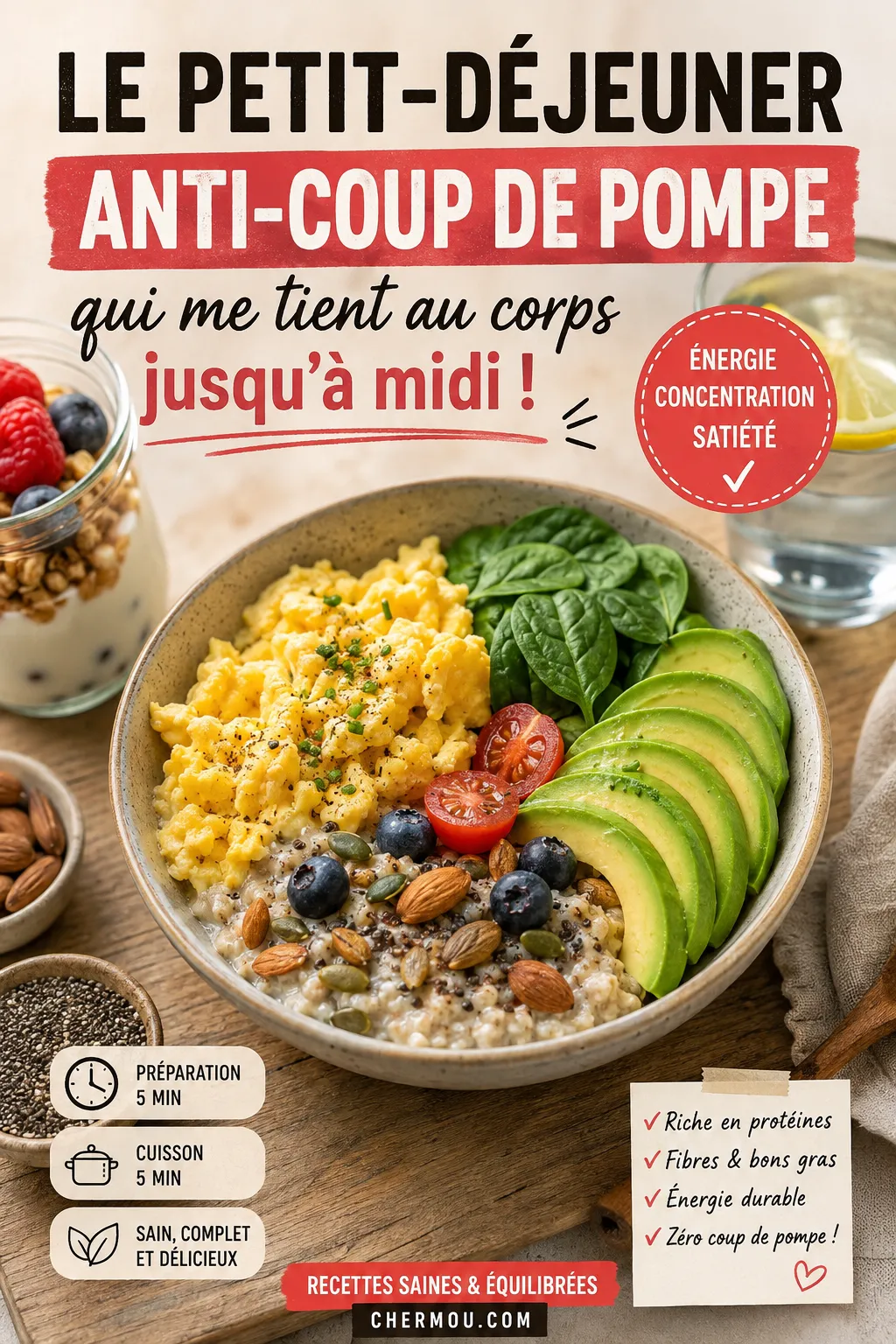Le Petit-Déjeuner Anti-Coup De Pompe Qui Me Tient Au Corps Jusqu'à Midi