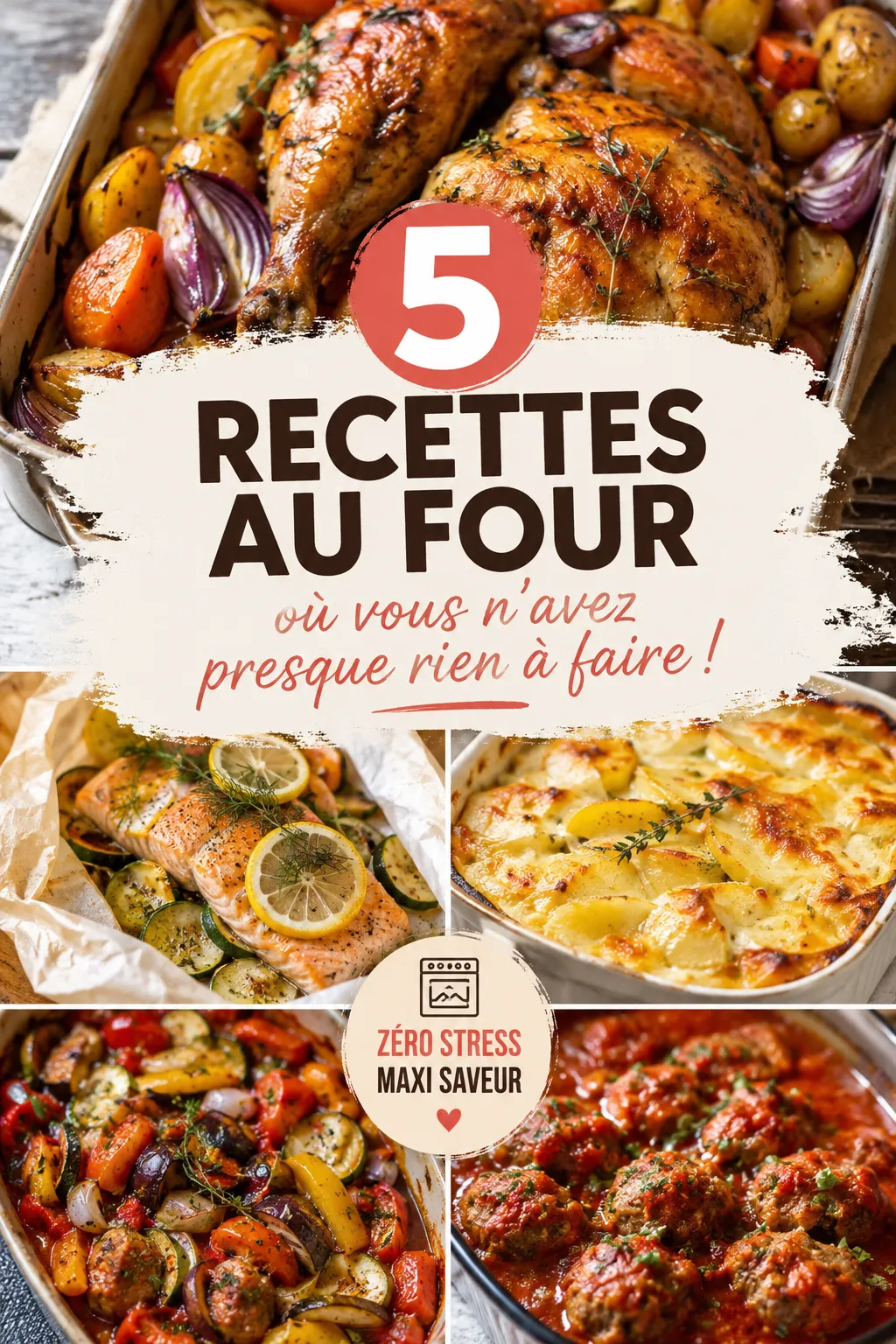 Ne Perdez Plus De Temps : 5 Recettes Au Four Où Vous N'Avez Presque Rien À Faire