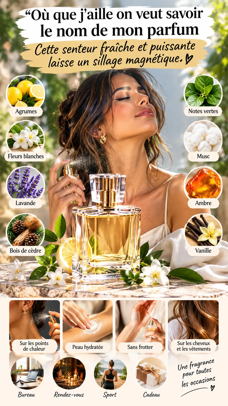 "Où que j'aille on veut savoir le nom de mon parfum" : cette senteur fraîche et puissante laisse un sillage magnétique