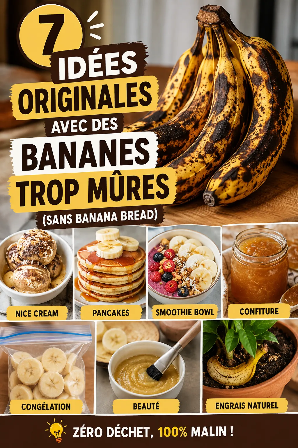 Que Faire Avec Des Bananes Trop Mûres ? 7 Idées Autres Que Le Banana Bread