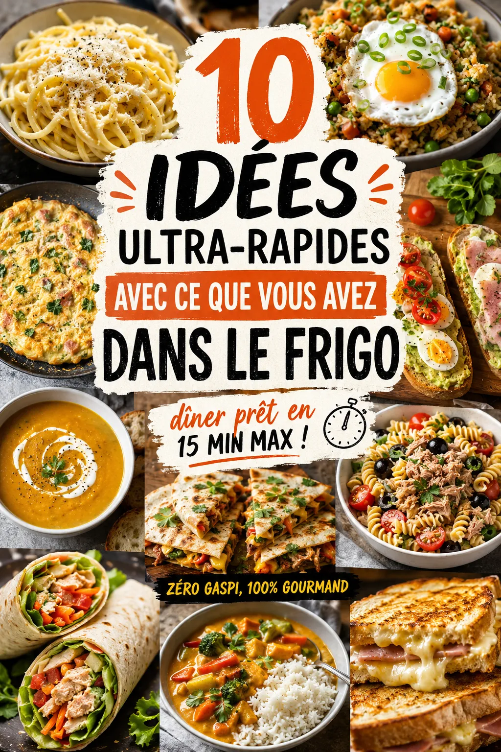 Quoi Cuisiner Ce Soir ? 10 Idées Ultra-Rapides Avec Ce Que Vous Avez Dans Le Frigo