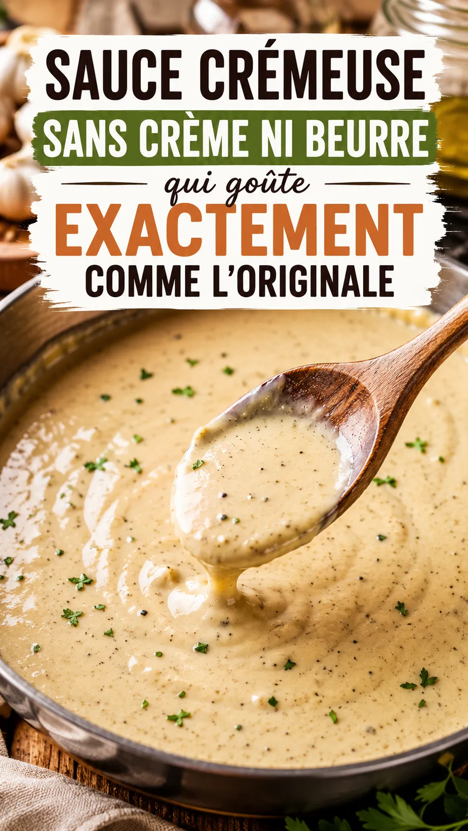 Sauce crémeuse sans crème ni beurre qui goûte EXACTEMENT comme l'originale — recette magique noix de cajou