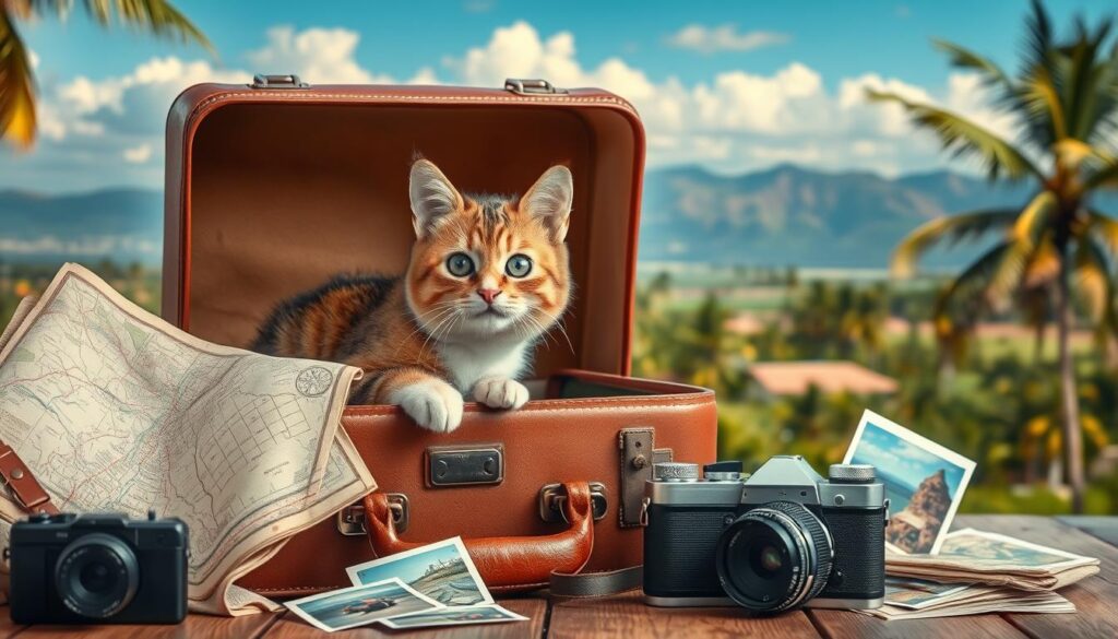 Partir en vacances avec son chat