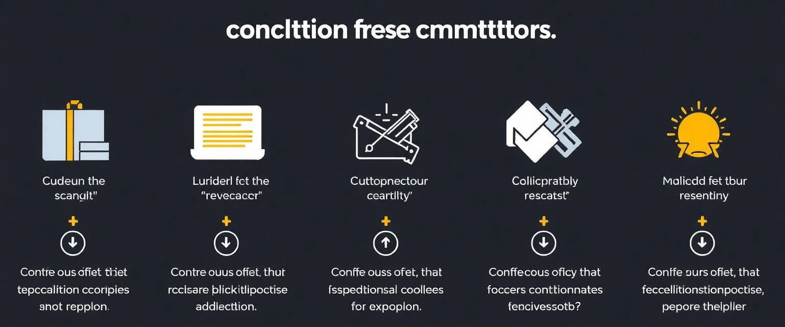 Infographie expliquant les différents types de conditions d'annulation