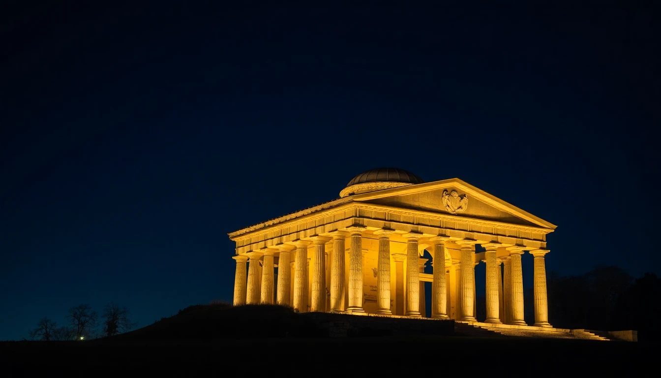 Le Temple de Louxor illuminé la nuit