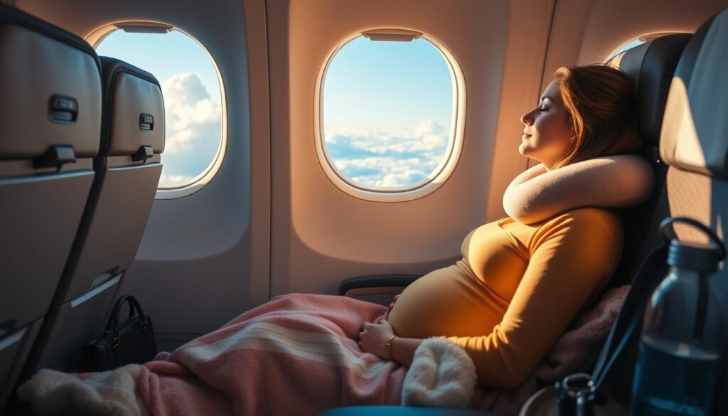 Enceinte et voyage en avion