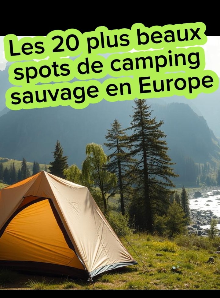 Les 20 plus beaux spots de camping sauvage en Europe