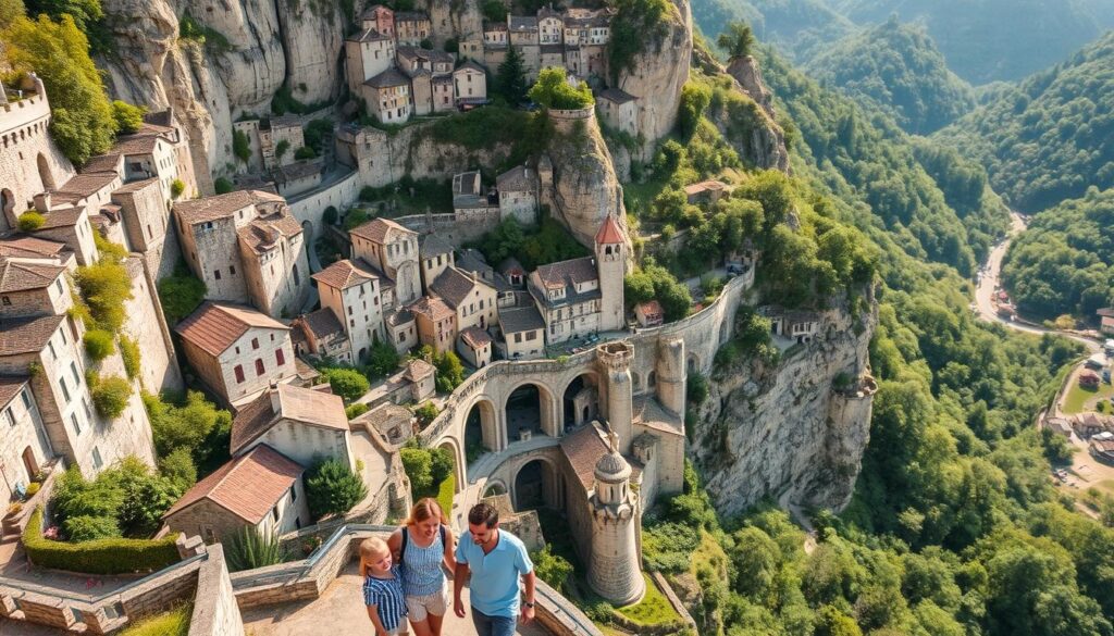 Visiter rocamadour en famille