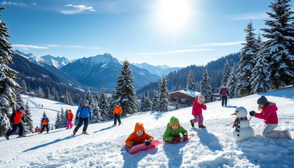 Crans-Montana en Hiver : Ski, Luge et Moments Magiques