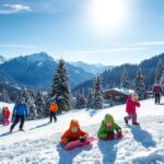 Crans-Montana en Hiver : Ski, Luge et Moments Magiques