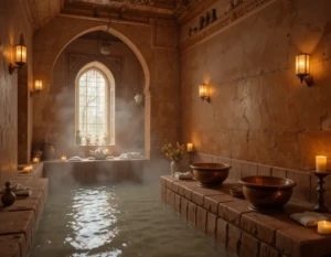 Hammam traditionnel marocain