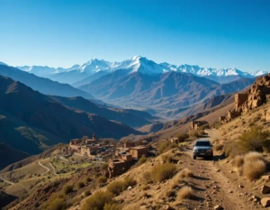 Montagnes de l'Atlas près de Marrakech