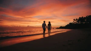 Coucher de Soleil Romantique Partir au Mexique en 