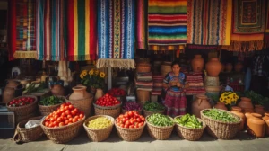 Marché Coloré Oaxaca Partir au Mexique en Mars