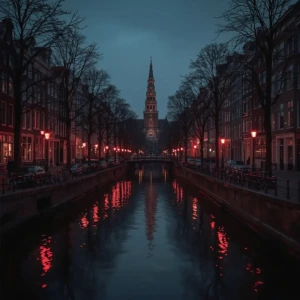 Quartier Rouge de nuit