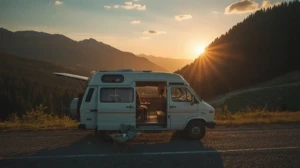 Road trip en van aménagé