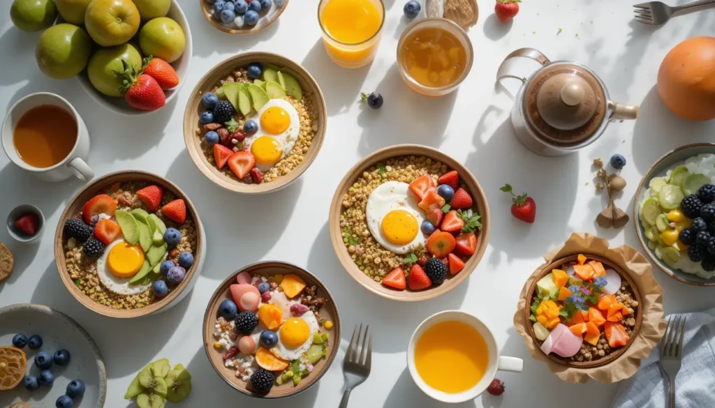 5 recettes de petits-déjeuners healthy