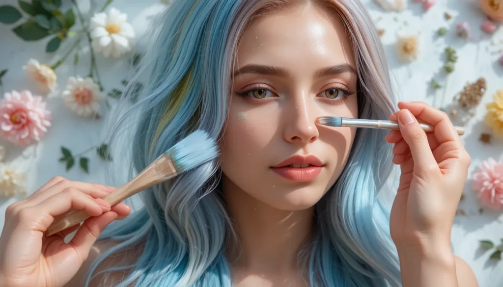 Coloration cheveux sans ammoniaque sans paraben