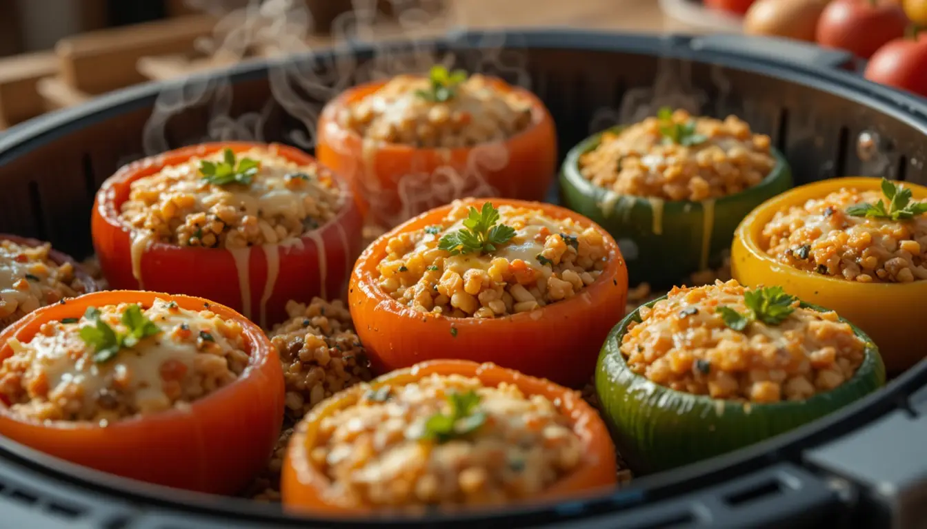 légumes farcis air fryer ninja