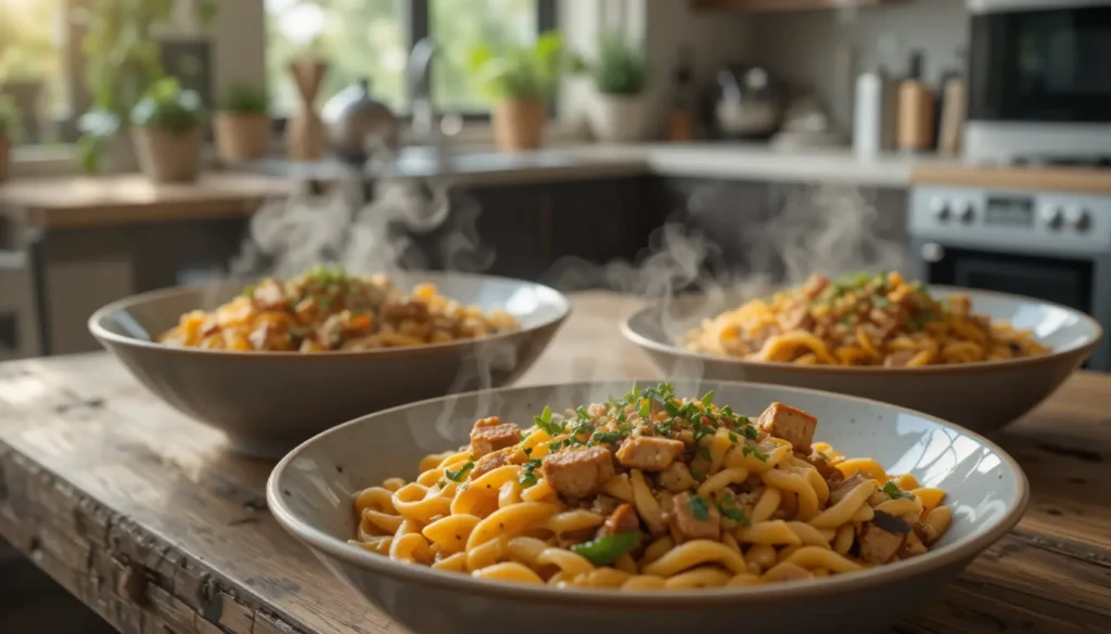 Repas rapide chaud pour soir