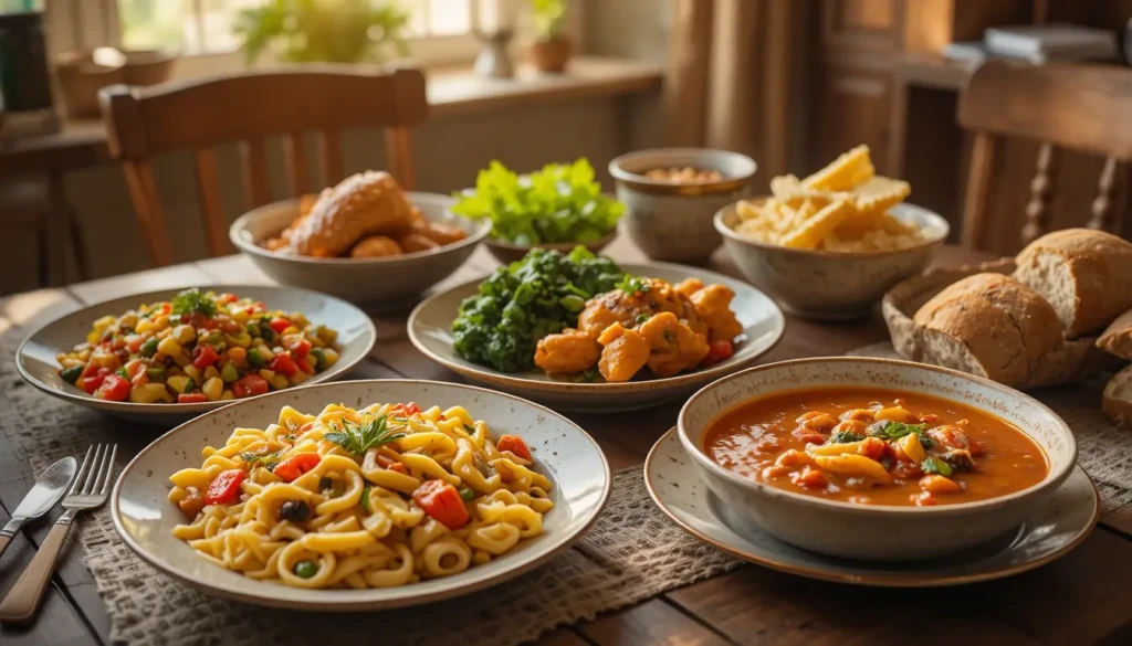 10 Plats Réconfortants Faciles à Préparer