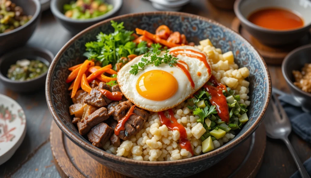 Prépare le Bibimbap Comme en Corée