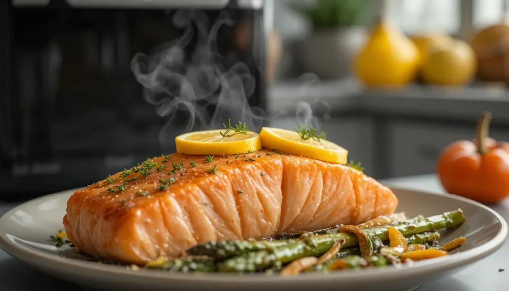 Saumon air fryer ninja